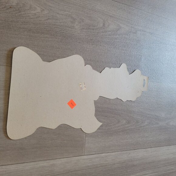 Vintage Amscan Rudolph Reindeer Cardboard Cutout Decoration 15" X 8" - Picture 4 of 6